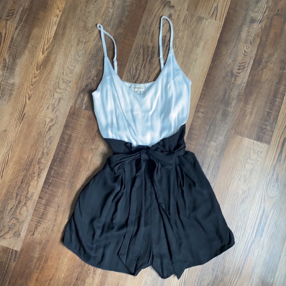 Black and White Romper